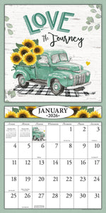 Love the Journey 2026 (Item#77632)  - 12x24 Refill Sheet Calendar - BONUS POCKET PLANNER & BOOKMARK WHILE QUANTITIES LAST