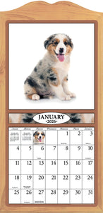 Puppies 2026 (Item #26606) - 12x24 Refill Sheet Calendar - BONUS POCKET PLANNER & BOOKMARK WHILE QUANTITIES LAST