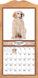 Puppies 2025 (Item #26606) - 12x24 Refill Sheet Calendar - BONUS POCKET PLANNER & BOOKMARK WHILE QUANTITIES LAST