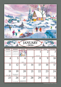 Simple Country 2026 (Item #54462) - 7x10 Refill Sheet Calendar - BONUS POCKET PLANNER & BOOKMARK WHILE QUANTITIES LAST
