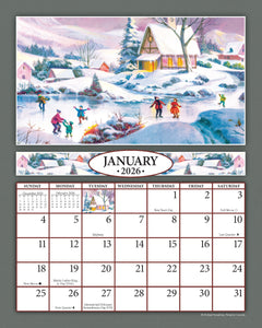 Simple Country 2026 (Item #2097) - 8x10 Refill Sheet Calendar - BONUS POCKET PLANNER & BOOKMARK WHILE QUANTITIES LAST