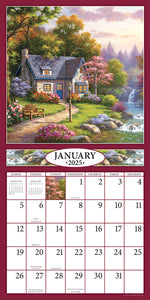 Vibrant Views (Item #7982) - 2025 - 12x24 Refill Sheet Calendar - BONUS POCKET PLANNER & BOOKMARK WHILE QUANTITIES LAST