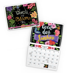 Words To Bloom By - Folding Calendar 2026 (Item # 289589)