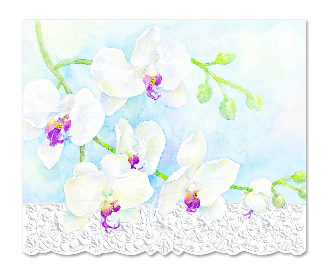 ForArtSake - White Orchid Boxed Notecards