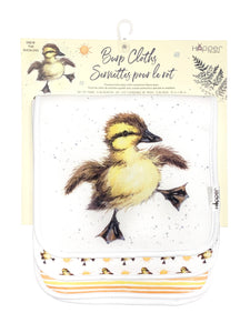 Hopper Studios Baby Burp Cloth - Drew the Duckling