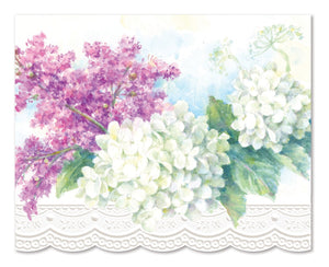 ForArtSake - White Hydrangeas Boxed Notecards