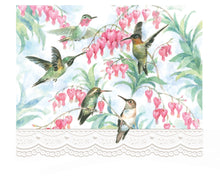Load image into Gallery viewer, ForArtSake - Hummingbirds Boxed Notecards

