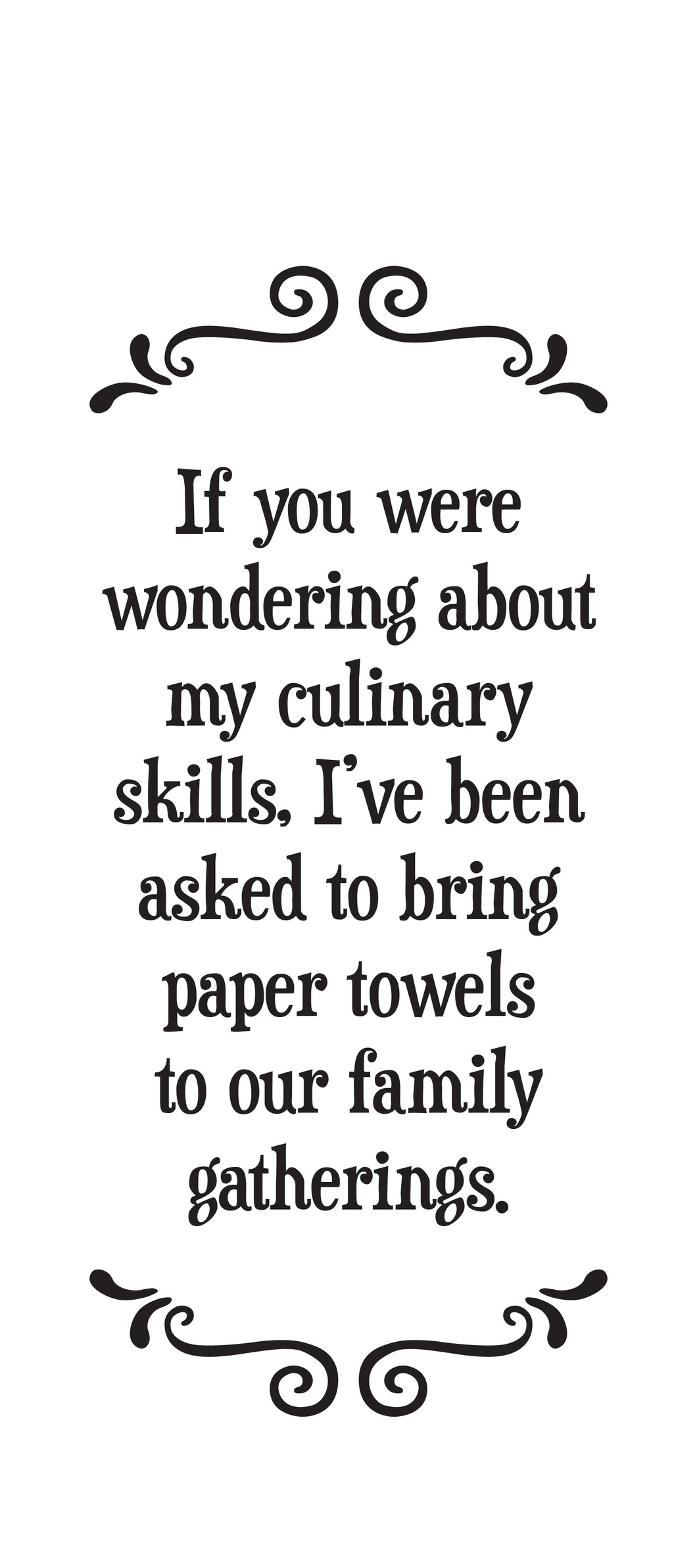 Scrunchy Face Towel - Culinary Skills!